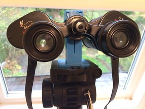 binocular clamp vanguard tripod camera 3d print model - Mito3D
