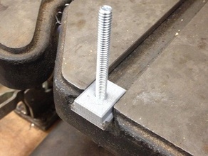 miter gauge bolt holder machine tools fixture holddown jig slot nut 3d print model - Mito3D