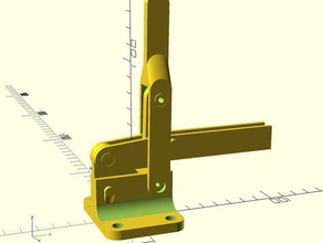 toggle clamp küçük el araçlar 3d print model - Mito3D
