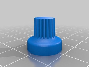 lamp switch rotary replacement parts 3d print model - Mito3D