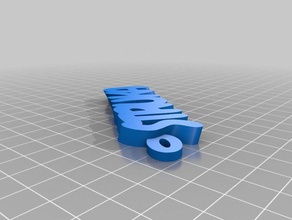 ostruka keychains customized 3d print model - Mito3D