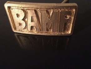 bamf remix costume belt buckle mccree overwatch 3d print model - Mito3D