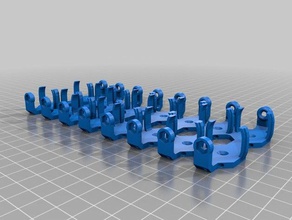 18650 8 battery holder electronics customized 3d print model - Mito3D
