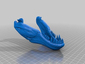 rex alt çene tarar kopyaları 3d print model - Mito3D