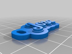 jose Anahtarlık özelleştirilmiş 3d print model - Mito3D
