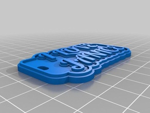 janice llavero llaveros personalizado 3d print model - Mito3D