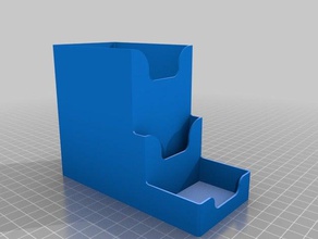 box 80x60x100+10x60x40+40x60x20 mm Container kombinieren multi 3d print model - Mito3D