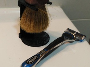 afeitar cepillo de apoyo cuarto baño 3d print model - Mito3D