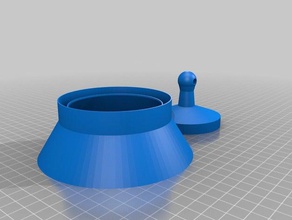 bialetti vênus 10 copa do funil de tamper a cozinha jantar personalizado 3d print model - Mito3D