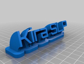 kira slp office customized 3d print model - Mito3D