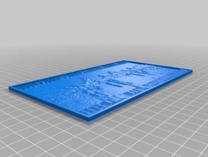inversé supérieurs montrer spinner 2d art personnalisé 3d print model - Mito3D
