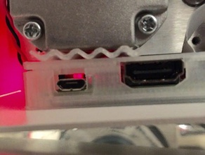internal rpi retaining clip printrbot simple metal gen1 3d printer accessories raspberry pi 3d print model - Mito3D