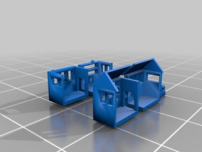 my cute conventional dollhouse puzzles 3d print model - Mito3D