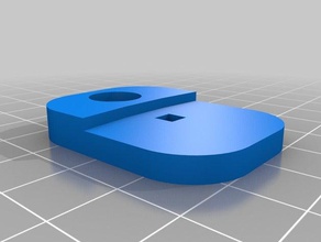 kossel aluminum heated bed mount 3d printer parts mini 3d print model - Mito3D