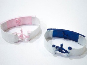 stereotype clasps interactive art bracelet feminism gender 3d print model - Mito3D