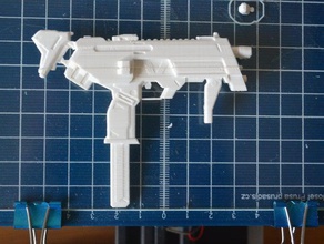 sombra roupa pistola overwatch adereços cosplay 3d print model - Mito3D