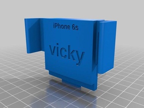 el iphone 6s nombre de vicky móvil 3d print model - Mito3D