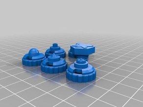 assorted bey tips 3d printing 3d print model - Mito3D