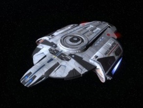 star trek online tactical escort refit 3d printing ship spaceship starship vehicle vessel warship 3d print model - Mito3D