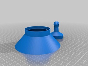 bialetti venus 2 cup mokka funnel tamper kitchen dining customized 3d print model - Mito3D