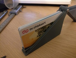 hardcase wallet 16mm think snaps close accessories card case holder m3x16 portomonee snapfit snap together 3d print model - Mito3D