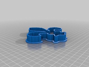 fleurdelis cookie cutter cucina pranzo personalizzato 3d print model - Mito3D