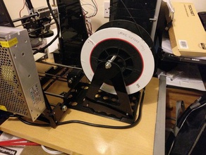 spool holder tray 3d printer parts anet a8 3d print model - Mito3D