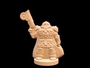 gunner knight 18mm scale toys games boardgame boardgames dnd dungeons dragons fantasy fighter gaming miniature miniatures pathfinder roleplaying rpg steampunk tabletop wargame wargames wargaming warrior wayfarer tactics 3d print model - Mito3D