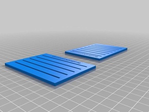 aceo grid templates artists tools 3d print model - Mito3D