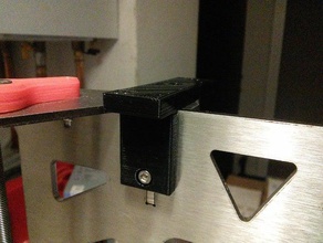 p3steel mount bernis magnetic bowden extruder 3d printer parts 3d print model - Mito3D