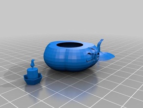 abóbora de halloween 3d impressão 3d print model - Mito3D