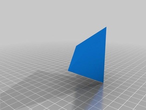 tetrahedron irregular math 3d print model - Mito3D