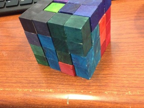 puzzle cube - Spielzeug Spiele 3d print model - Mito3D