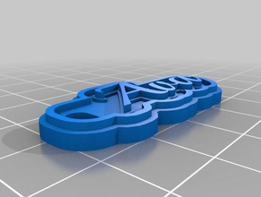 ava keychain keychains customized 3d print model - Mito3D