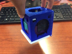 diy puzzle cube container outils 3d print model - Mito3D