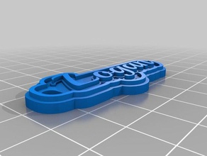 logan Schlüsselanhänger angepasst 3d print model - Mito3D