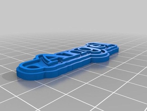 Engel Schlüsselanhänger angepasst 3d print model - Mito3D