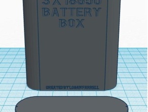 3x18650 battery holder 3d printing vape 3d print model - Mito3D