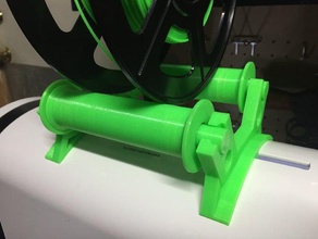 robo3dtopmountedspoolroller printer accessories robo3d r1 robo 3d spool holder roller top mount universal 3d print model - Mito3D