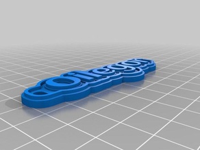 oilegor Anahtarlık özelleştirilmiş 3d print model - Mito3D
