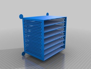organizador resistencias valores comerciales outil de les titulaires boîtes personnalisé 3d print model - Mito3D