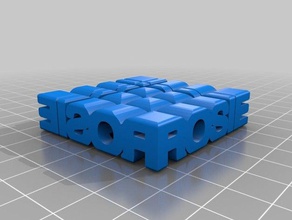 rosiesquare heykeller özelleştirilmiş 3d print model - Mito3D