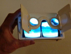 pieghevole smartphone vr occhiali-x mobile oculus rift 3d-brille 3d-occhiali di protezione Giochi 3d cartone la messa a fuoco google le lenti realtà virtuale vr-brille headset 3d print model - Mito3D