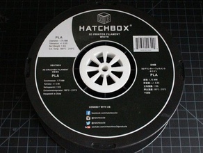bobine de broche 3d l'imprimante accessoires filament support hatchbox prusa i3 reprap 3d print model - Mito3D