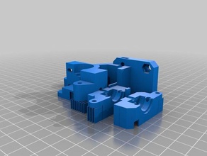 prusa i3 wade extruder body mod 3d Drucker Extruder 3d print model - Mito3D