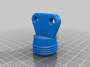 garden hose plug outdoor 3d print model - Mito3D