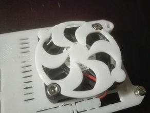 40 mm fan guard snap on- 3d printer accessories 3d print model - Mito3D