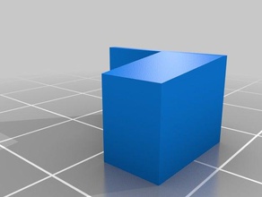 officejet pro 8000 Tür blockieren computer Drucker-Teile 3d print model - Mito3D
