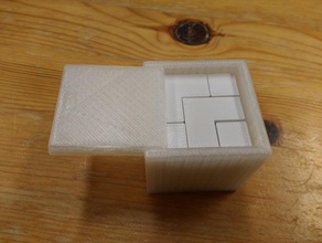 puzzle cube box puzzles 3d print model - Mito3D