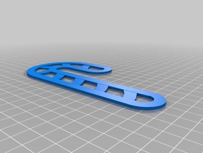 candy cane 2d 3d printing 3d print model - Mito3D